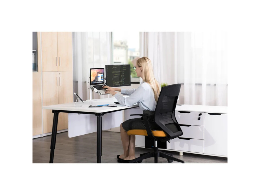 UPERGO OL-3T Monitor Arm 3-in-1 Stand for Monitor, Laptop & Tablet UPERGO OL-3T Monitor Arm 3-in-1 Stand for Monitor, Laptop & Tablet